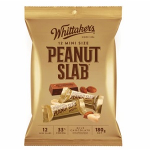 超市 Whittakers peanut slab 花生巧克力 12块 180g（口味随机）